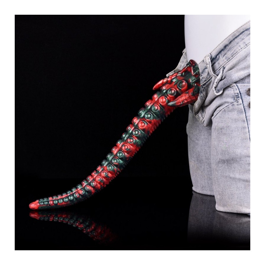 Gode Doturix 40 x 5cm Noir et Rouge