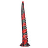 Gode Doturix 40 x 5cm Noir et Rouge