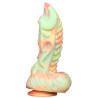 Gode Monster Rutuk 17 x 6 cm Rose-vert