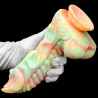 Gode Monster Rutuk 17 x 6 cm Rose-vert