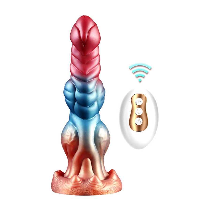 Drakolis Vibrating and Heating Dildo 23.5 x 7cm