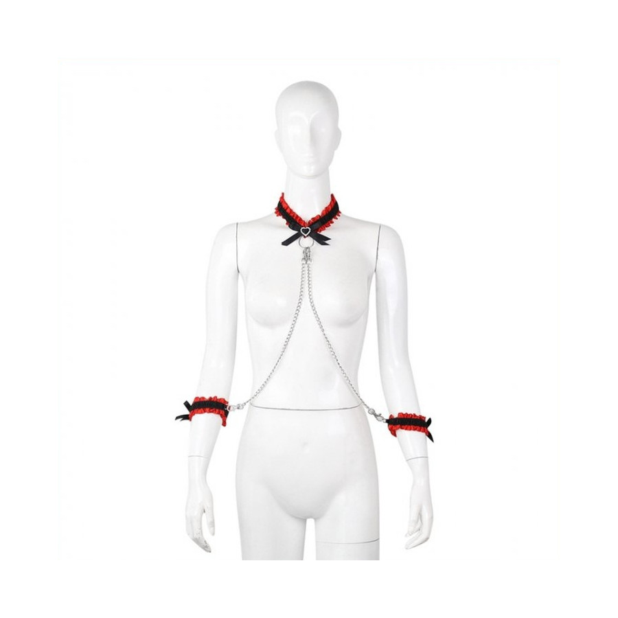 Kit Collier Menottes Romance Noir Rouge