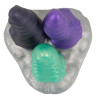 Triple Gode Tri Tentak 19 x 9.5cm