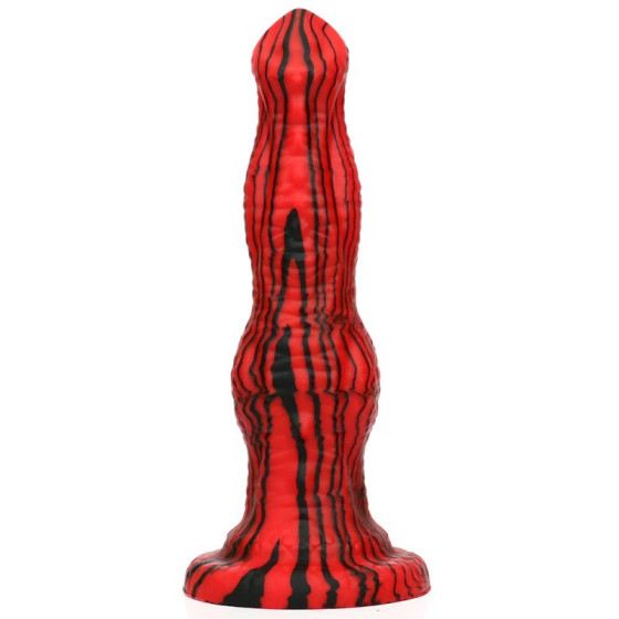 Gode Fantasy Pytkor 20 x 5.7cm Rouge et Noir
