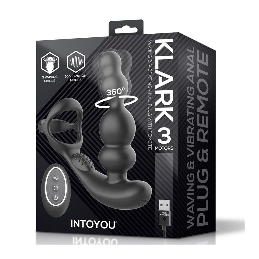 Plug vibrant + Ballstretcher Klark10.5 x 3.5cm