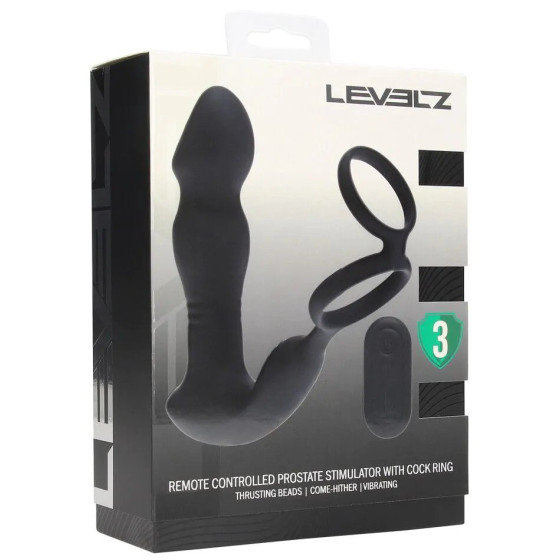 Stimulateur prostatique + Ballstretcher Prosticock 13 x 4cm