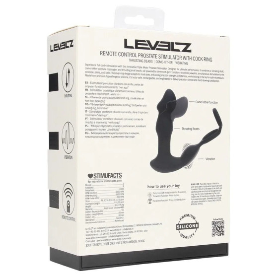 Stimulateur prostatique + Ballstretcher Prosticock 13 x 4cm