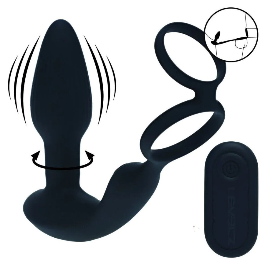 Ballstretcher Plug Dual Vibe 10.5 x 3.8cm