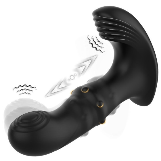 Stimulateur prostatique vibrant et va-et-vient Flapthrust 13 x 3.4cm