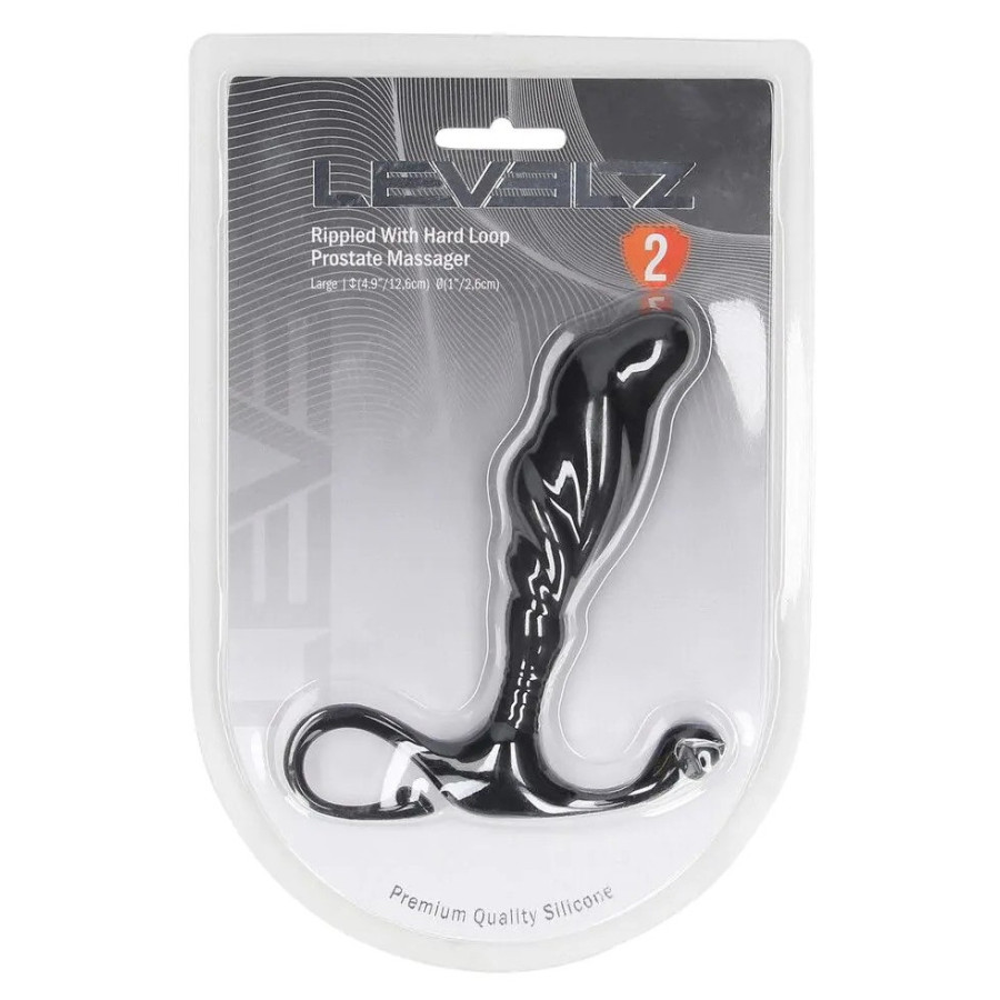 Rippled prostate stimulator L 10 x 3cm