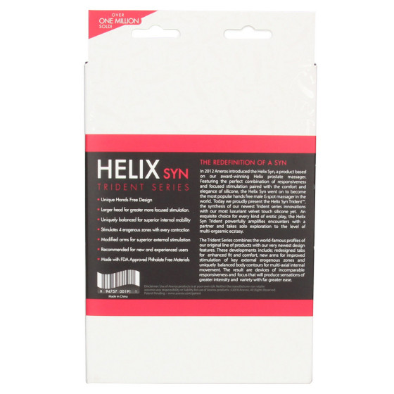 Helix Syn™ Trident Prostate Stimulator 10 x 2.4cm