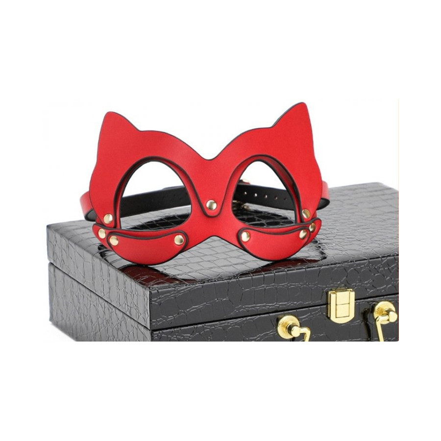 Coffret BDSM Luxury Noir-Rouge 8 Pièces