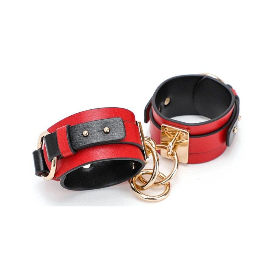 Coffret BDSM Luxury Noir-Rouge 8 Pièces