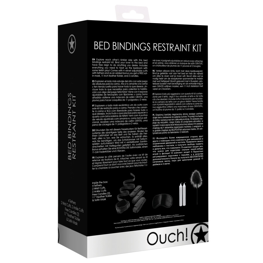 Kit Bondage Bed 4 pièces