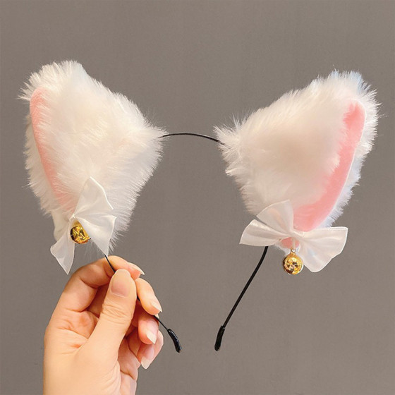 Serre-Tête Kitten Ears Blanc