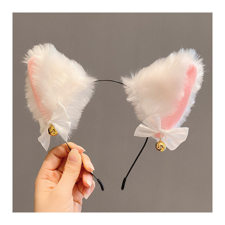Serre-Tête Kitten Ears Blanc