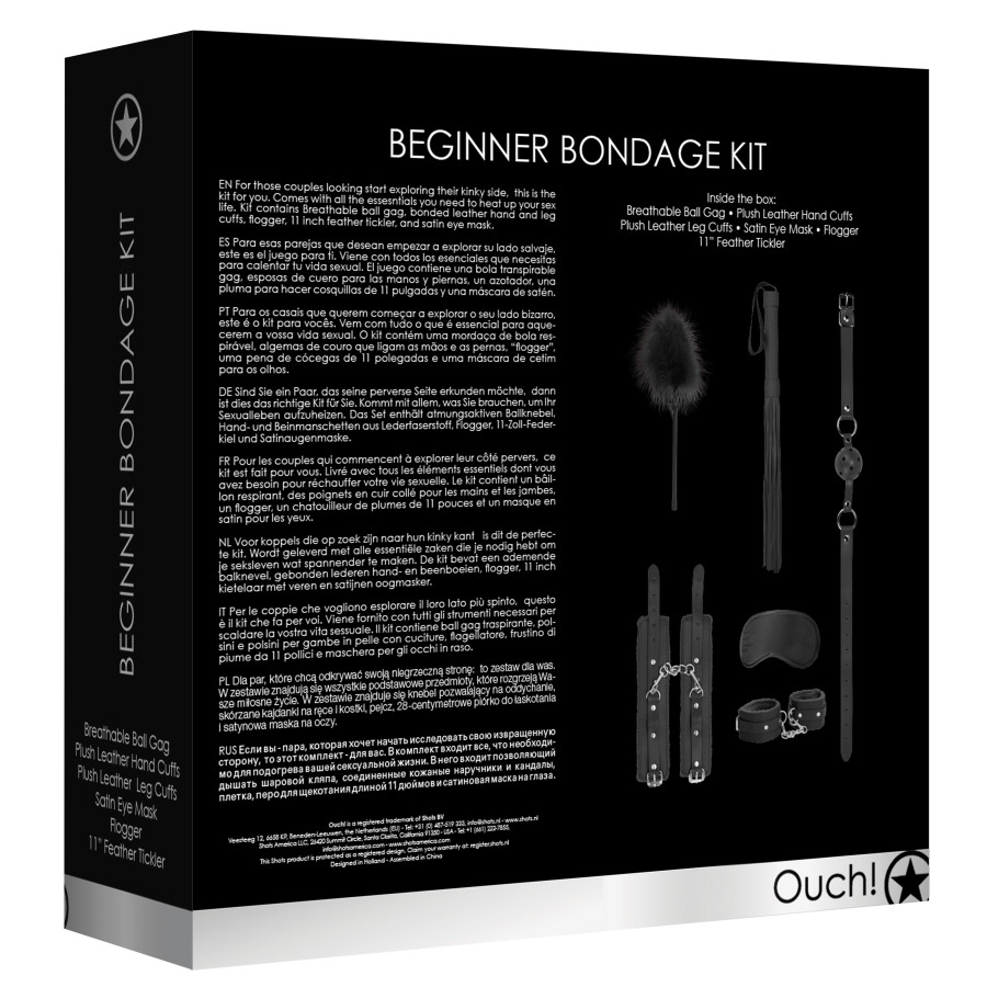 Kit Bondage Débutant 6 Pièces