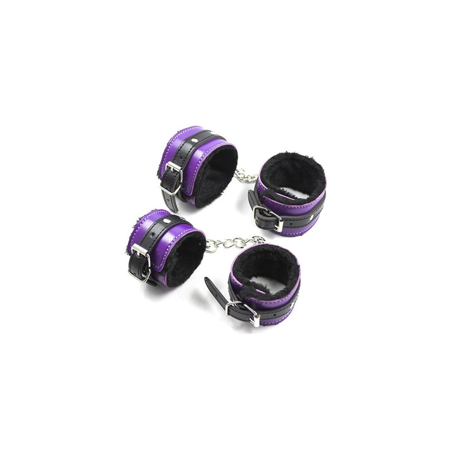 Coffret Fur Lined 8 Pièces Violet-Noir