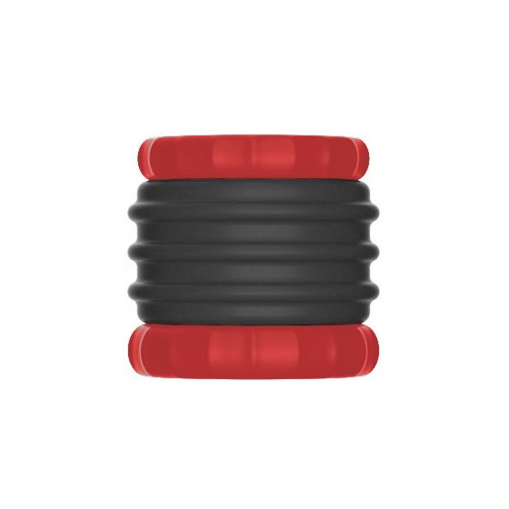 Ballstretcher Soqlo 35 mm - Hauteur 5 cm Noir-Rouge