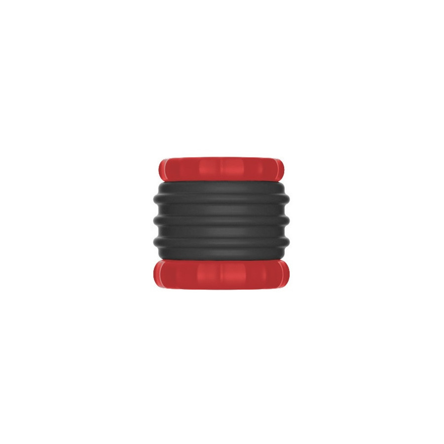 Ballstretcher Soqlo 35 mm - Hauteur 5 cm Noir-Rouge