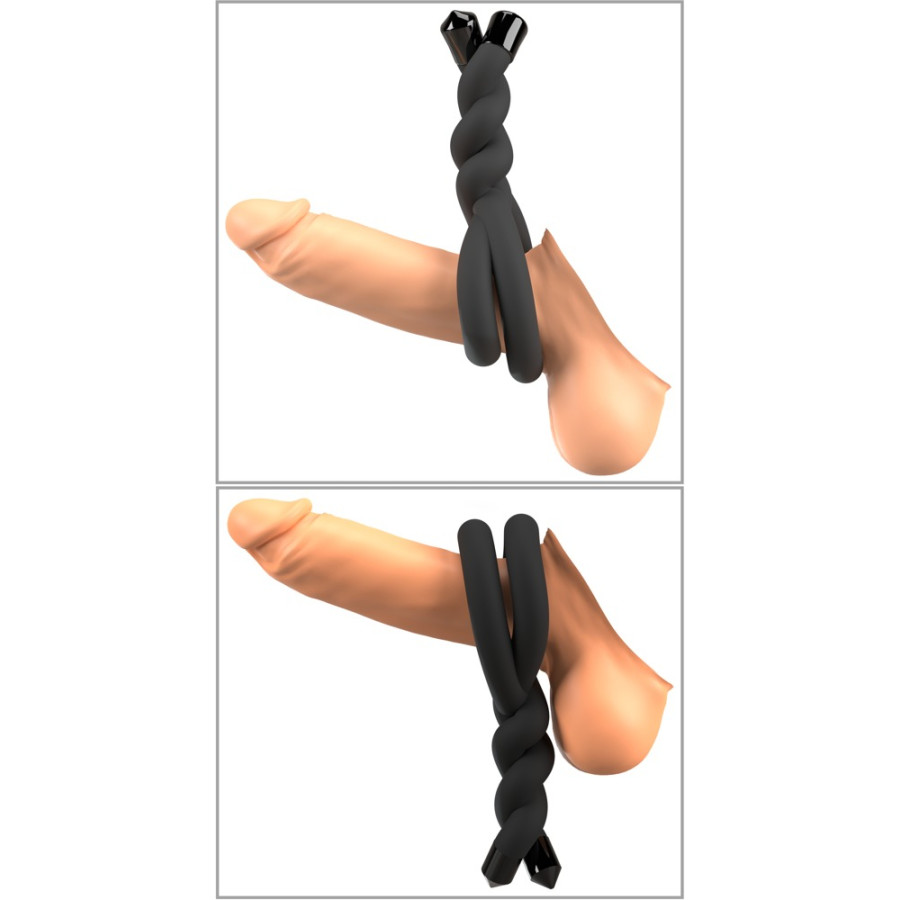 Cockring Bend Cock Noir