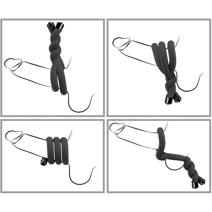 Cockring Bend Cock Noir