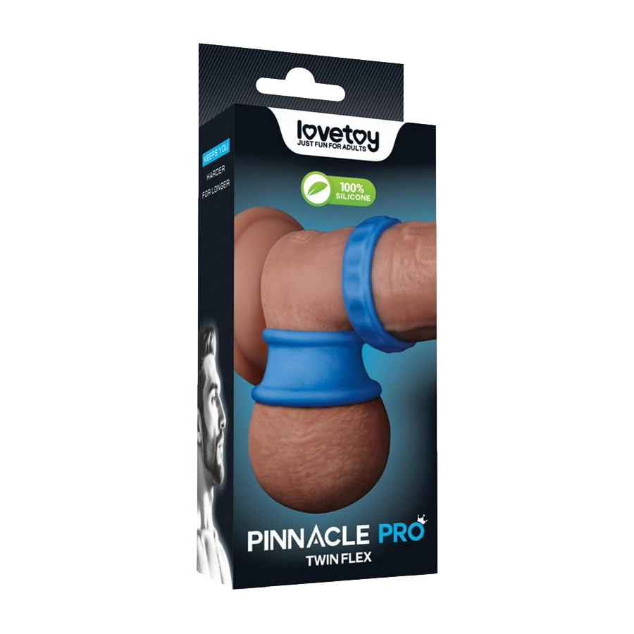 Ballstretcher Twin Flex 25 mm - Hauteur 3 cm Bleu