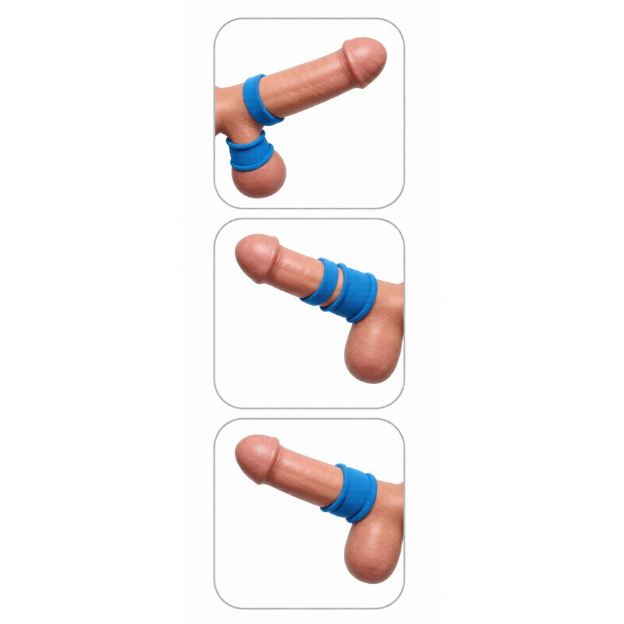 Ballstretcher Twin Flex 25 mm - Hauteur 3 cm Bleu
