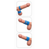 Ballstretcher Twin Flex 25 mm - Hauteur 3 cm Bleu
