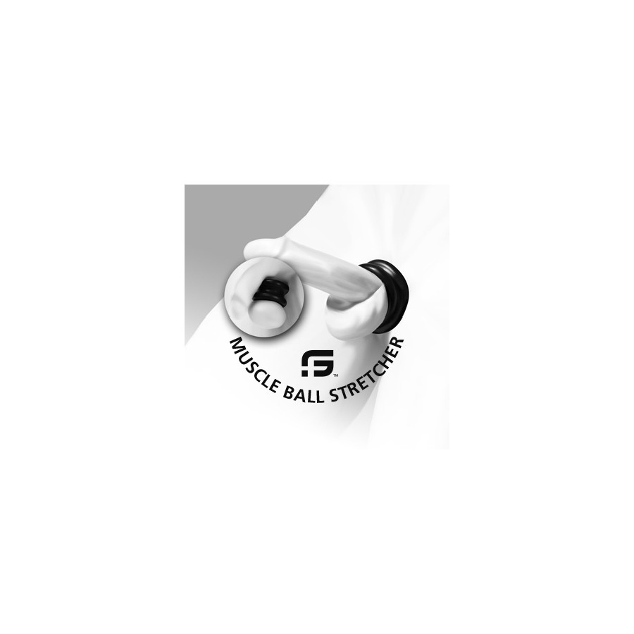 Ballstretcher Silicone Muscle Ball 30 mm Noir