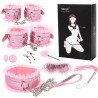 Coffret Bdsm lace Light 8 Pièces Rose