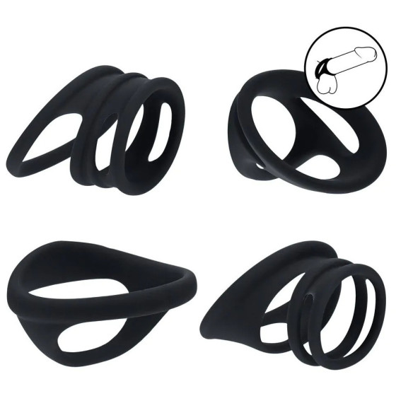 Lot de 4 Ballstretchers Morphup Noirs