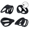 Lot de 4 Ballstretchers Morphup Noirs