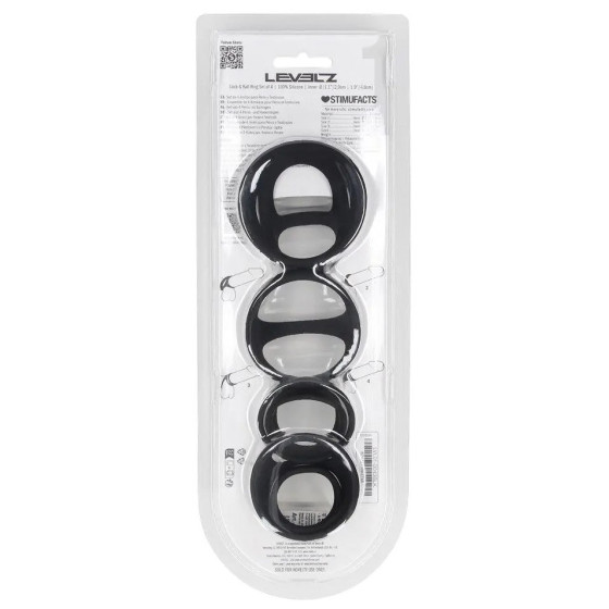 Lot de 4 Ballstretchers Morphup Noirs