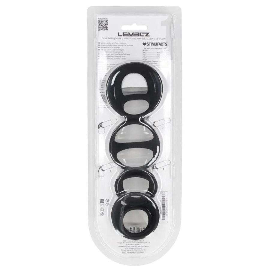 Lot de 4 Ballstretchers Morphup Noirs