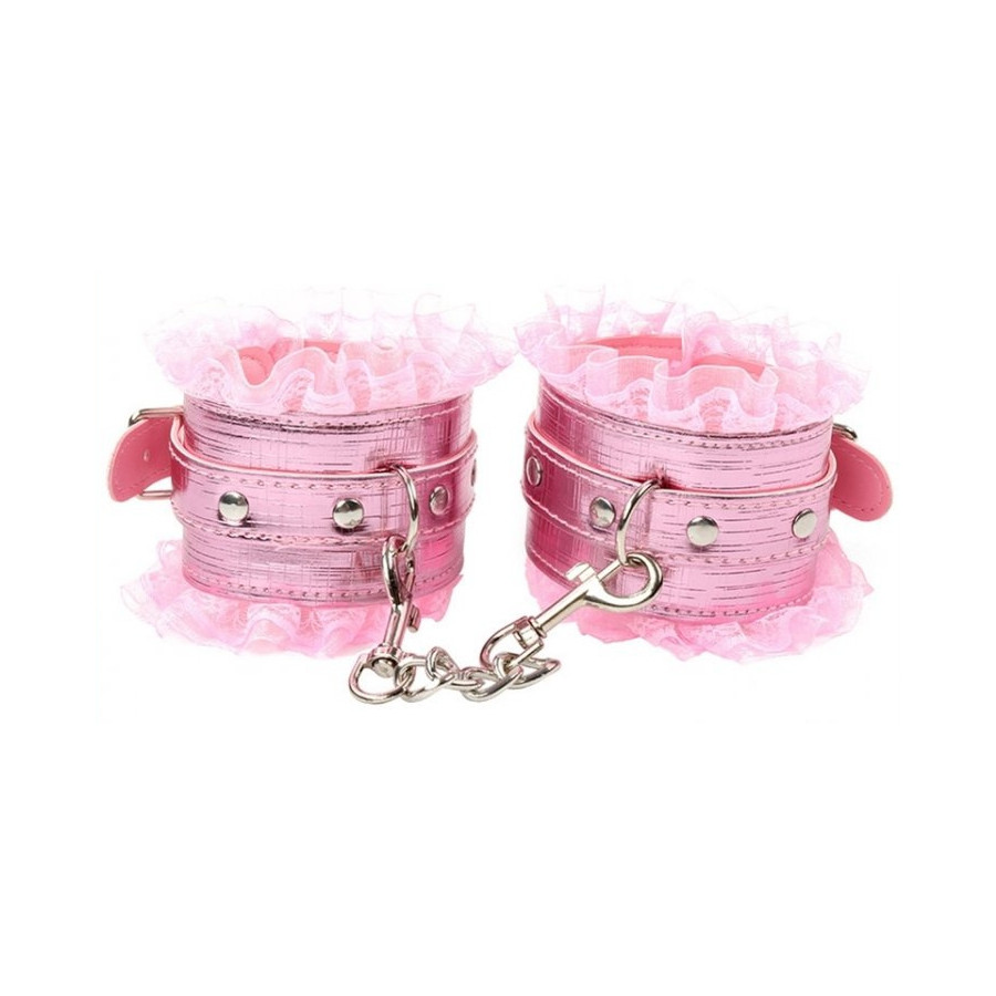 Coffret Bdsm lace Light 8 Pièces Rose