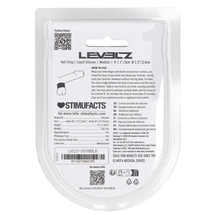 Ballstretcher Ball Strap M 34 mm - Hauteur 3cm