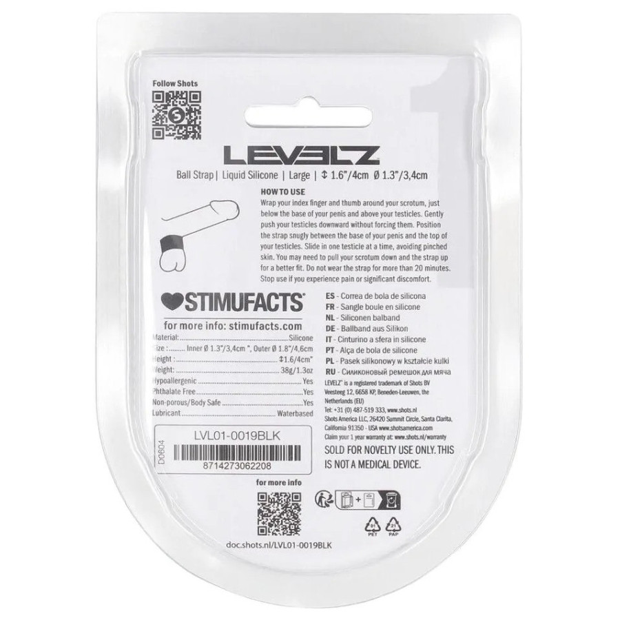 Ballstretcher Ball Strap L 34 mm - Hauteur 4cm
