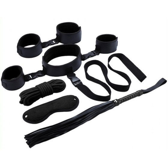 Kit Bondage Néoprène 6 pièces