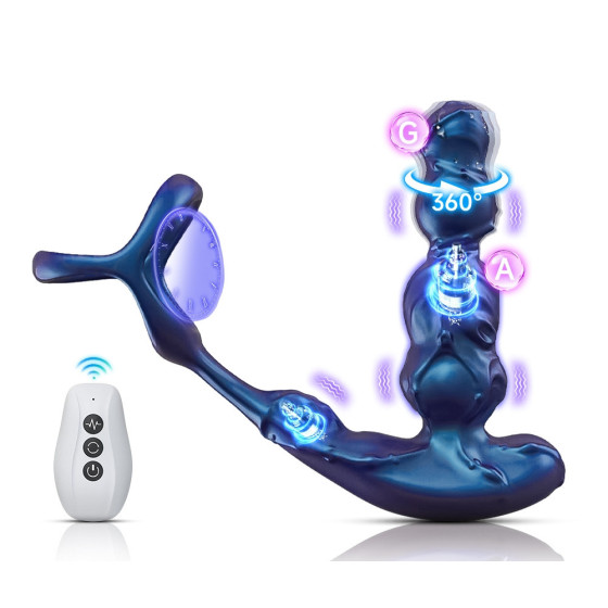 Plug vibrant + Ballstretcher Penerotaty 10 x 3.3cm