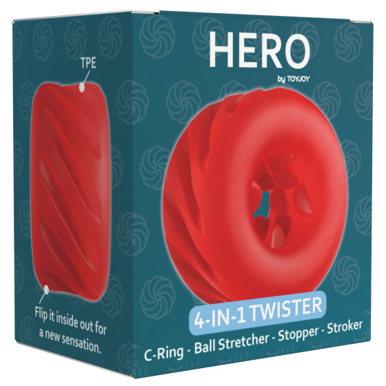 Ballstretcher Hero Twister Rouge