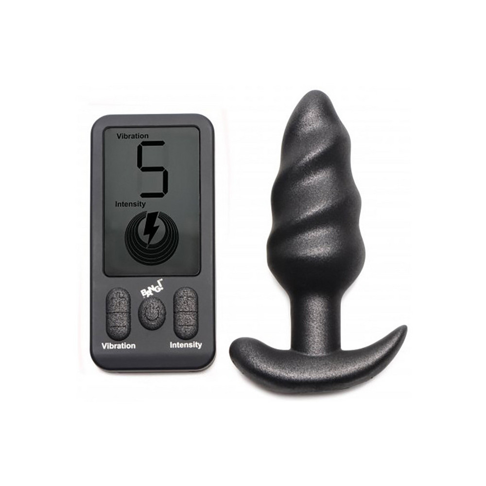 Plug vibrant Swirl Butt 9.5 x 3.6cm