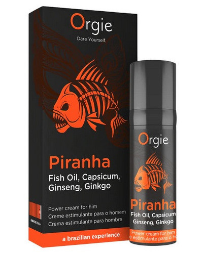Crème de pénis stimulante Piranha 15ml