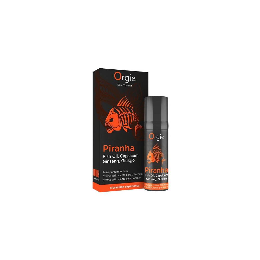 Crème de pénis stimulante Piranha 15ml
