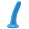 Gode Happy Dick 13 x 3 cm Bleu