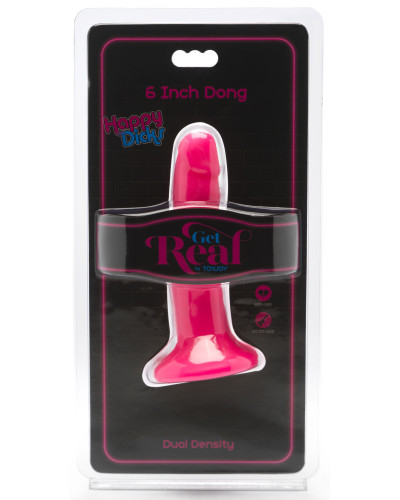 Gode Happy Dick 13 x 3 cm Rose