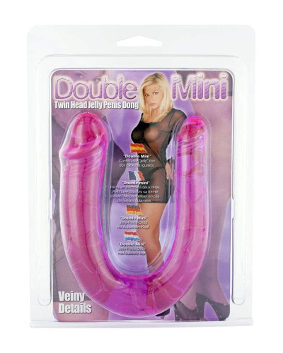 Dougle gode Twin Dong 11 x 3.4cm Violet