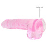 Gode Crystal Clear Rose 19 x 4.5cm