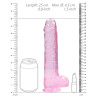 Gode Crystal Clear Rose 19 x 4.5cm
