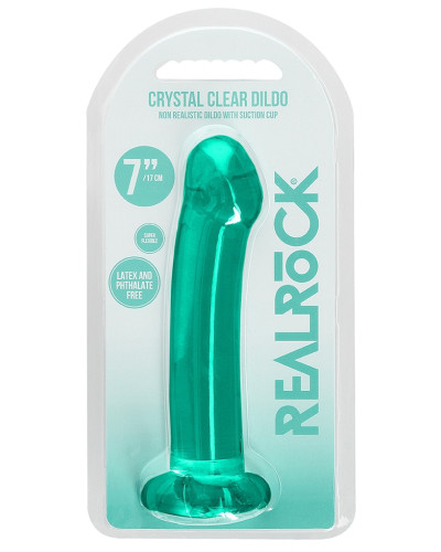 Gode Rody Crystal RealRock 16 x 4cm Vert
